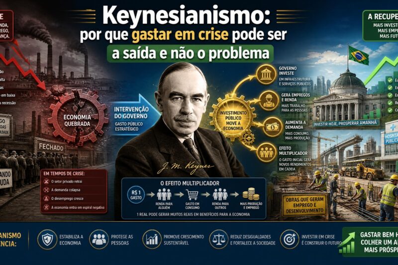 Keynesianismo: por que gastar em crise pode ser a saída e não o problema