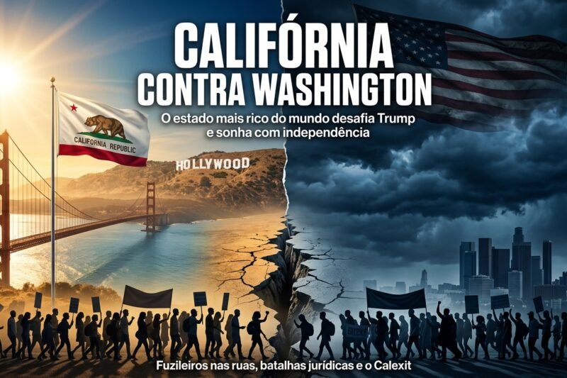 Califórnia Contra o Mundo: O Estado que Desafia Trump e Sonha com a Independência