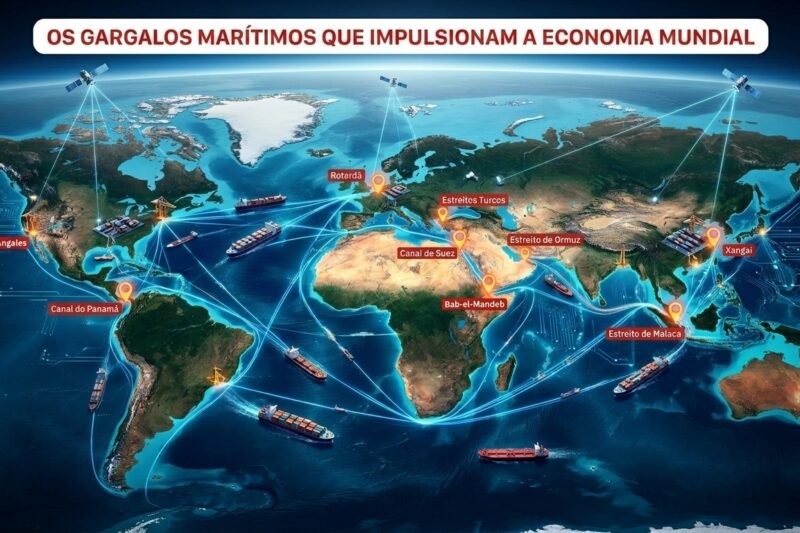 O Poder dos Gargalos Marítimos: Por que alguns estreitos controlam o comércio mundial?