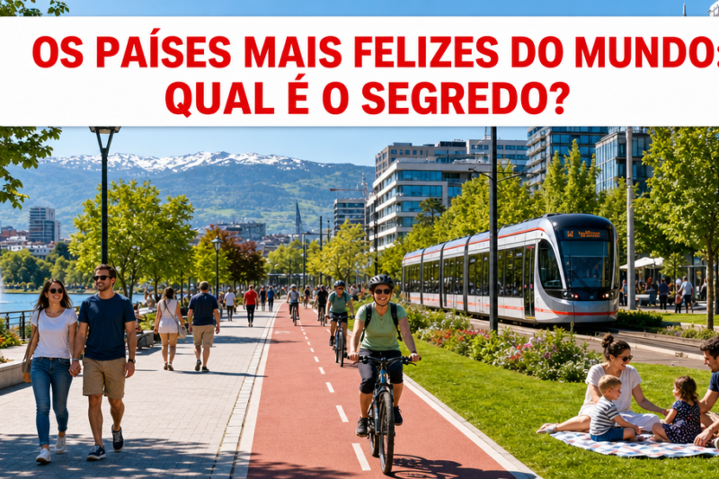 Os países mais felizes do mundo: o que podemos aprender com eles?